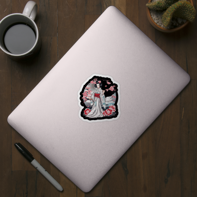 Geisha Tattoo by animegirlnft